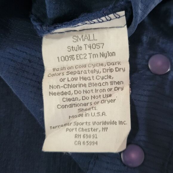 Terramar Sports Men's Nylon Long Sleeve Half-Snap Pullover Top - Picture 12 of 13